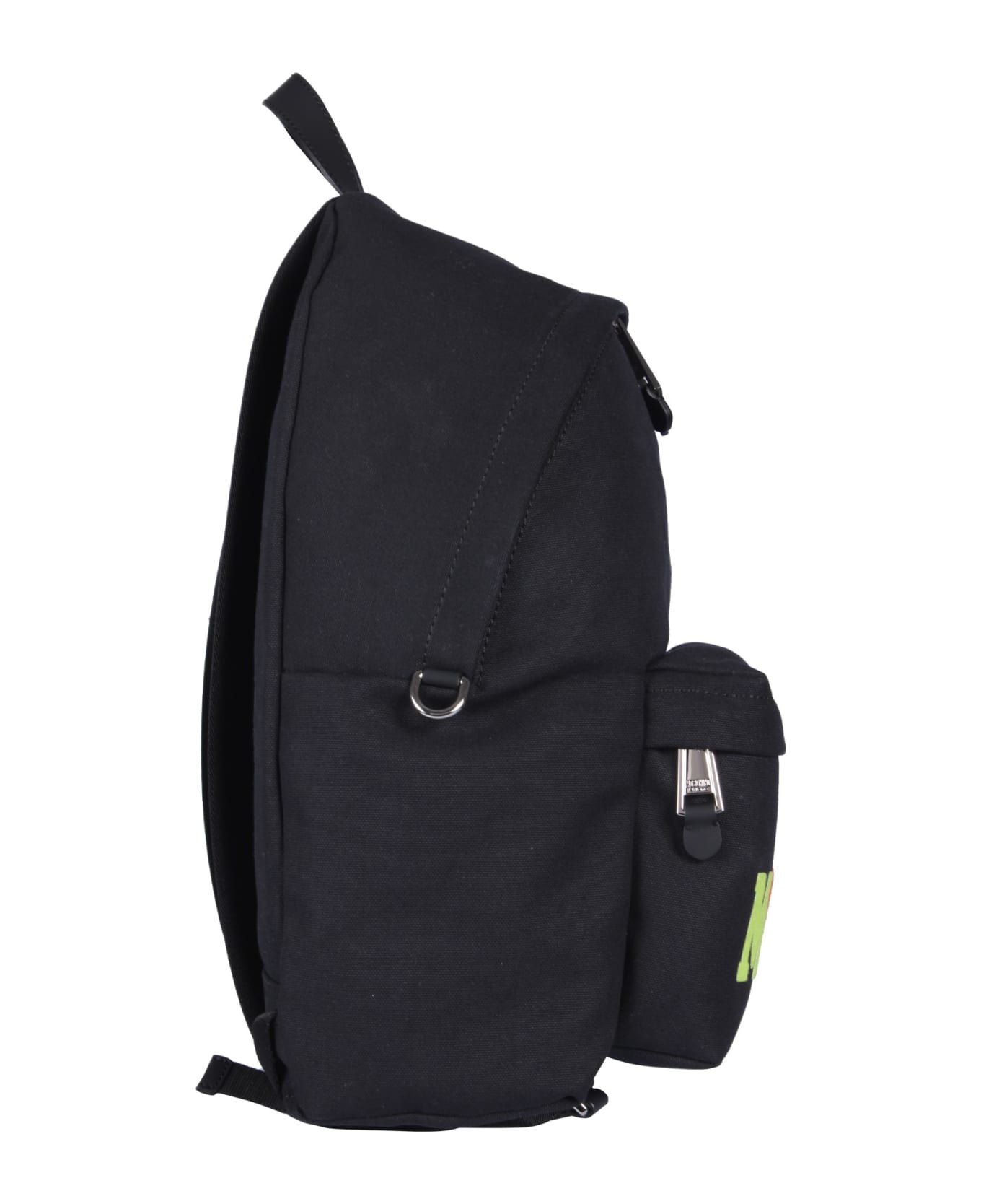 Moschino Canvas Backpack - NERO