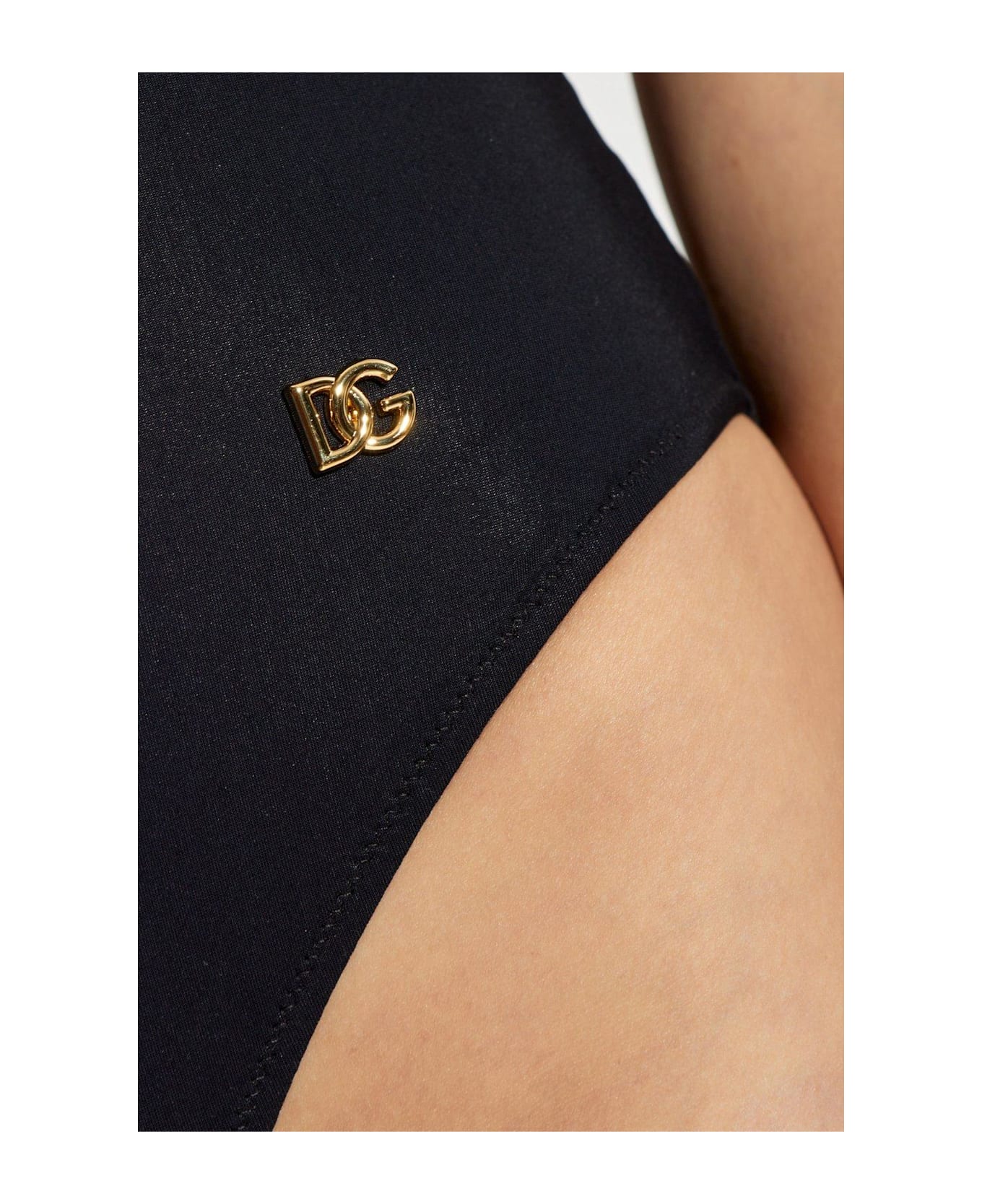 Dolce 
Gabbana One-piece One-shoulder Swimsuit - BLACK