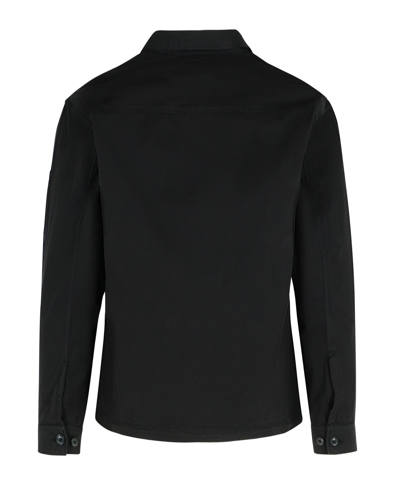 C.P. Company Black Cotton Shirt - Black