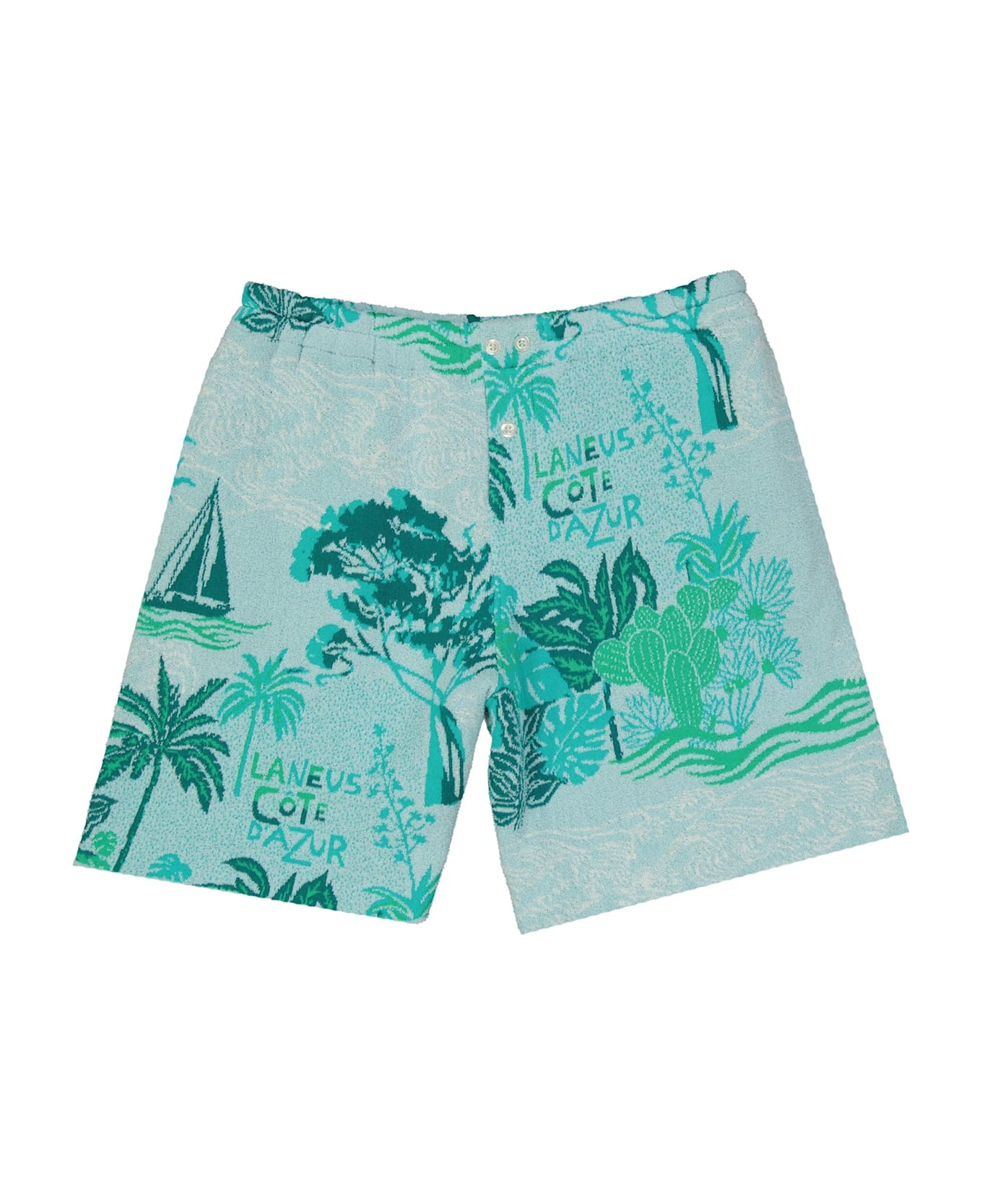 Laneus Côte D
azur Cotton Shorts - Green