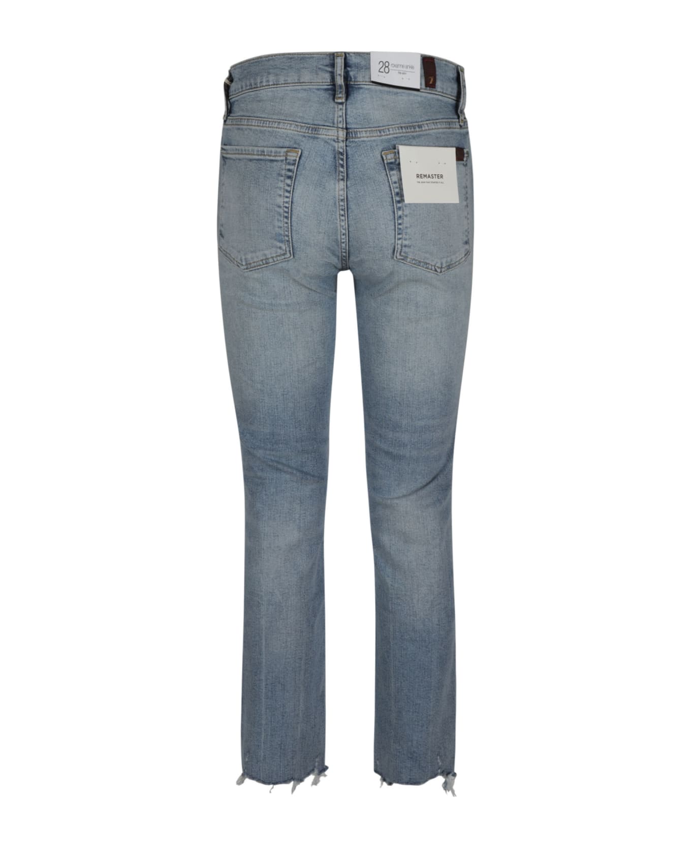 7 For All Mankind Roxanne Ankle Jeans - Blue Denim デニム