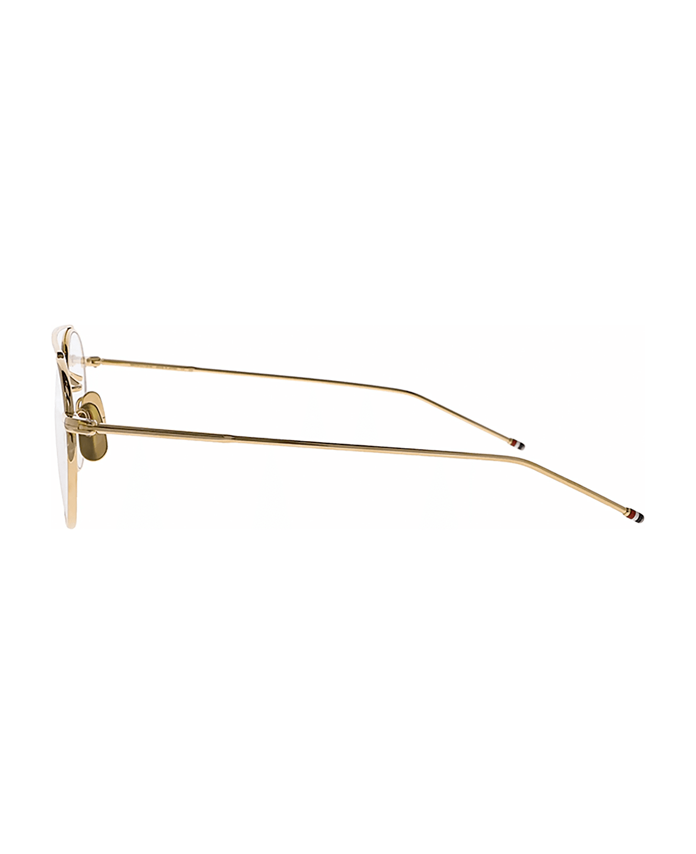 Thom Browne Round - Gold Rx Glasses - antique gold