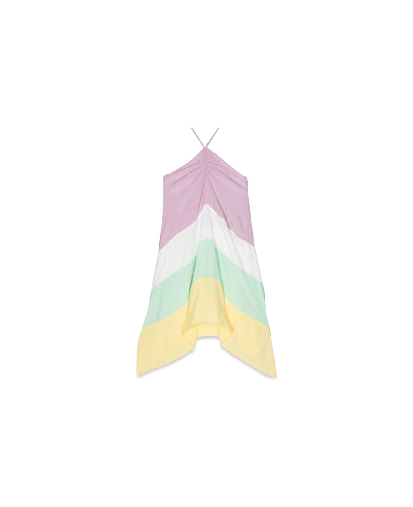 N.21 Strapless Striped Maxi Dress - MULTICOLOUR