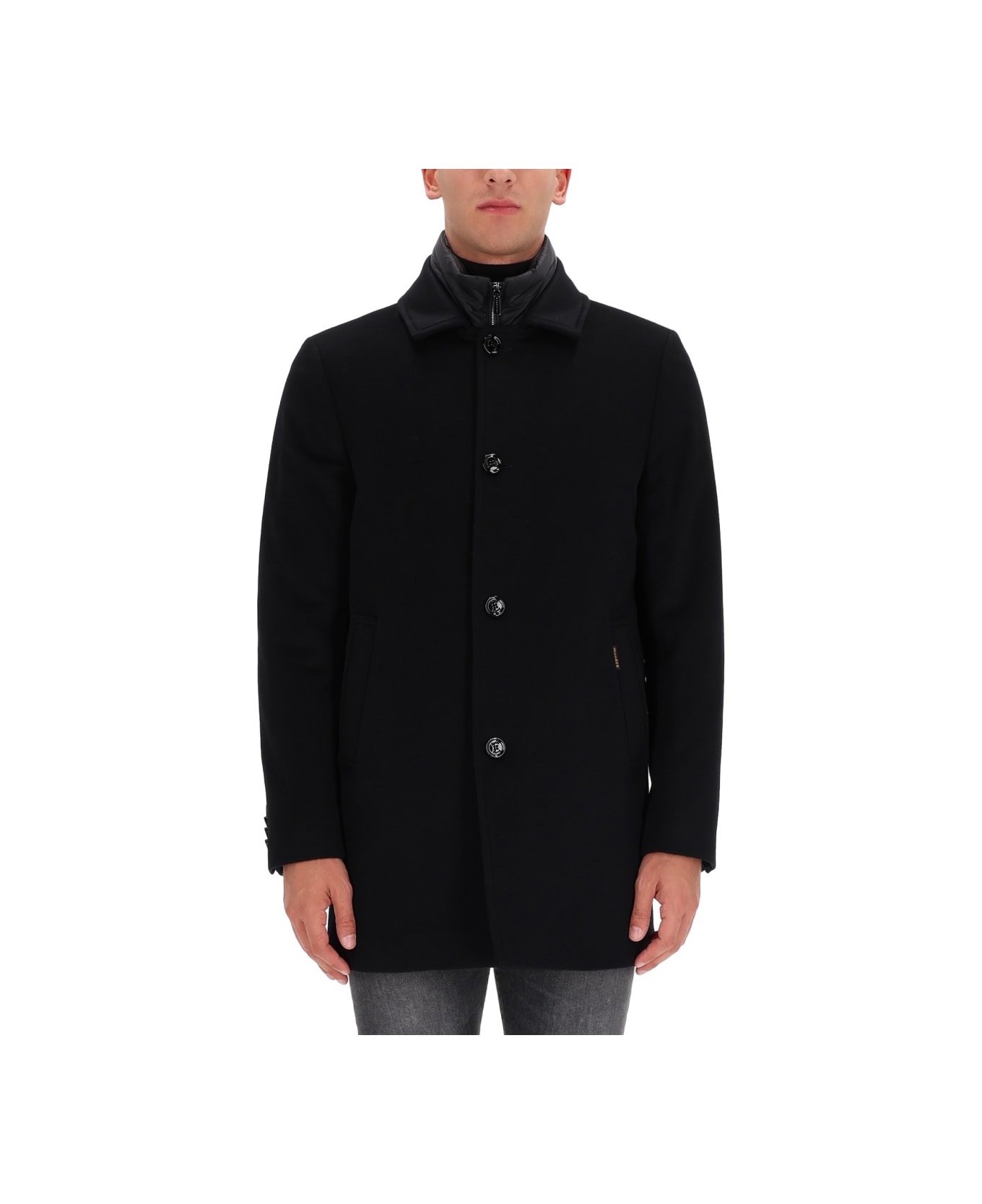 Moorer "monferrato-le" Coat - BLACK