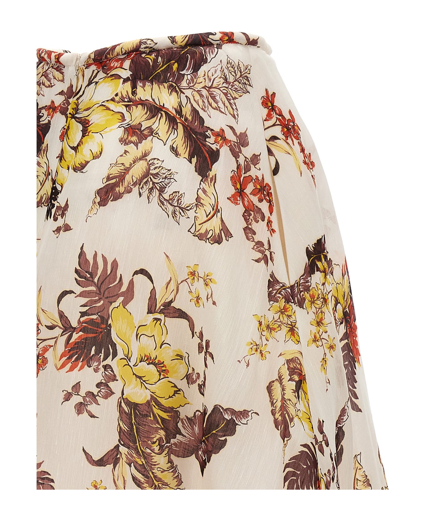 Zimmermann 'matchmaker Floral Flare' Skirt - Multicolor