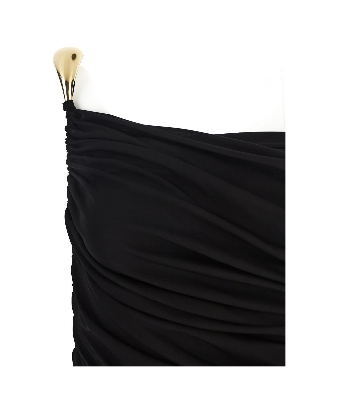 Bottega Veneta Viscose Jersey Dress - Black ワンピース＆ドレス