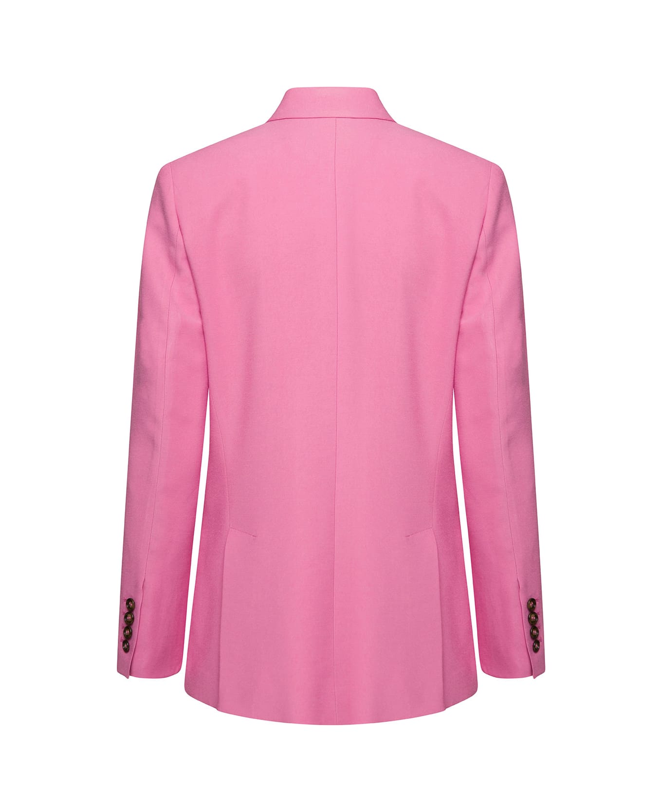 The Andamane 'lavinia' Pink Double-breasted Jacket In Viscose Woman - Pink