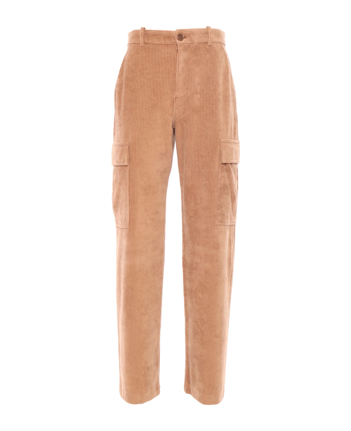 Circolo 1901 Corduroy Carpenter Pants - BROWN