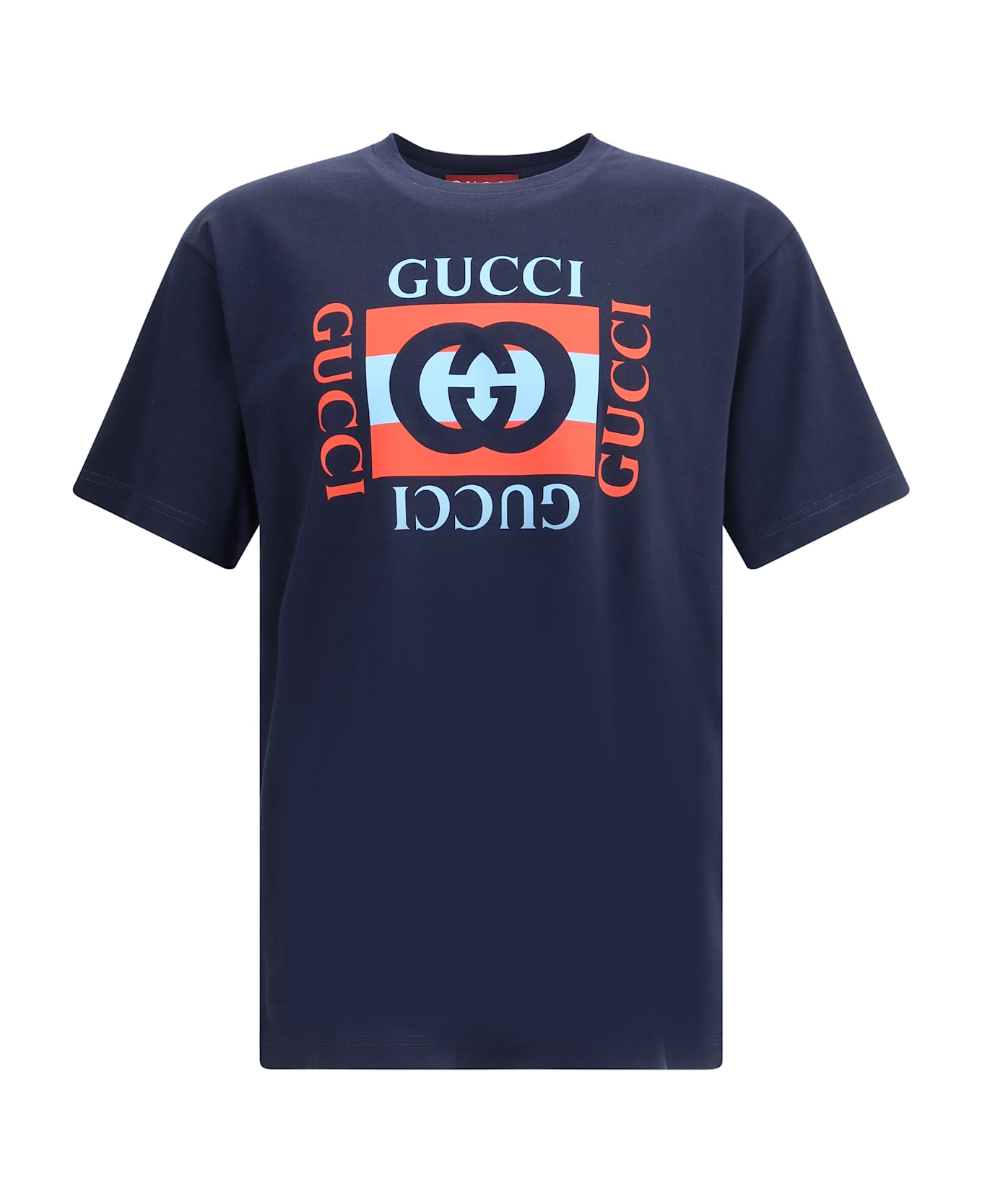Gucci Logoed T-shirt - BLUE