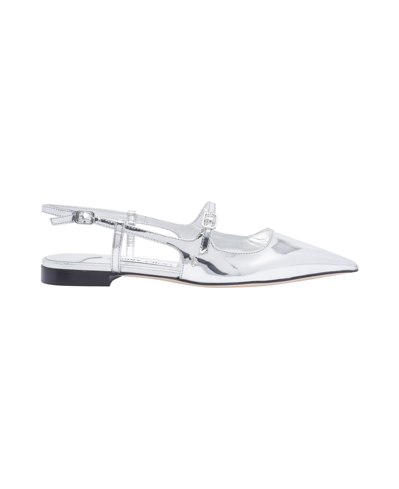 Jimmy Choo Didi Flats - Silver