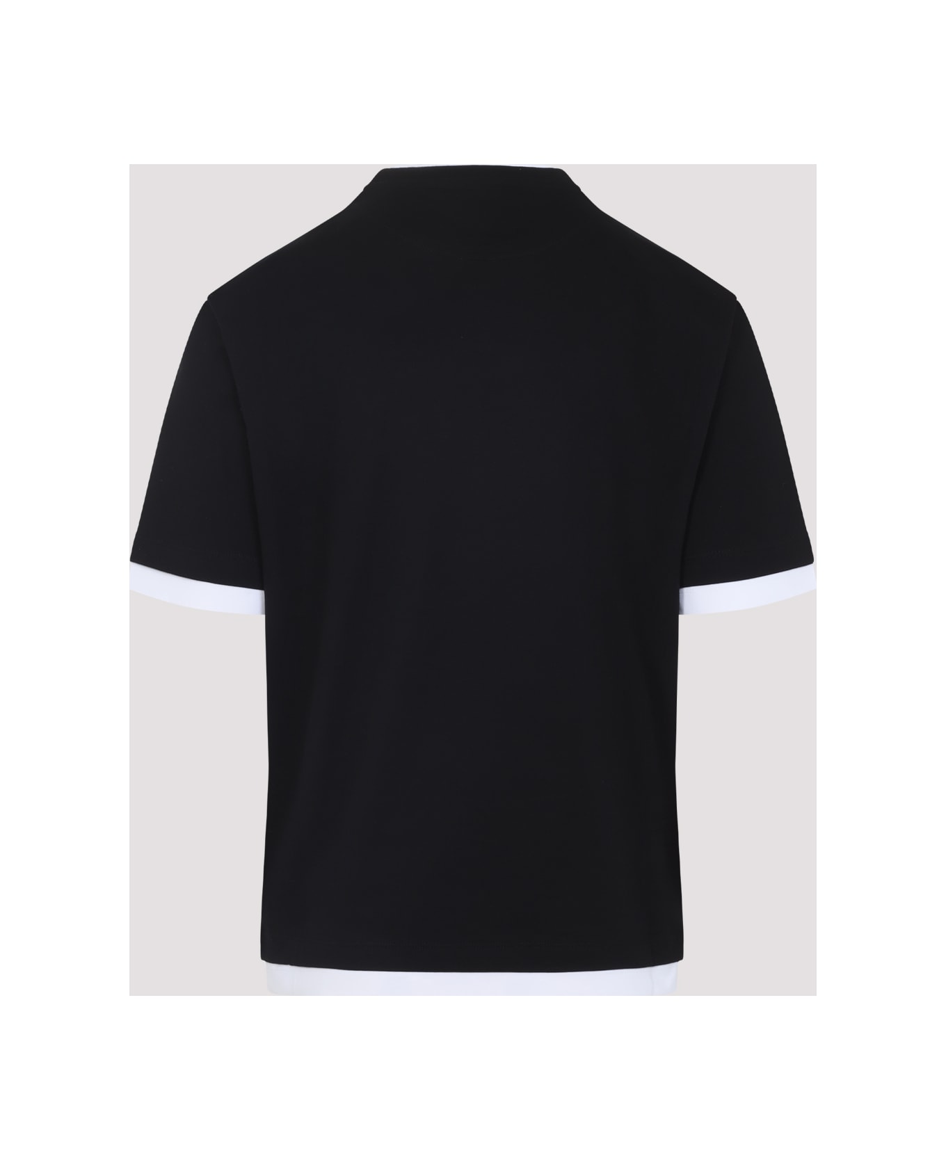 Prada Short Sleeves Crewneck T-shirt - Nero Bianco