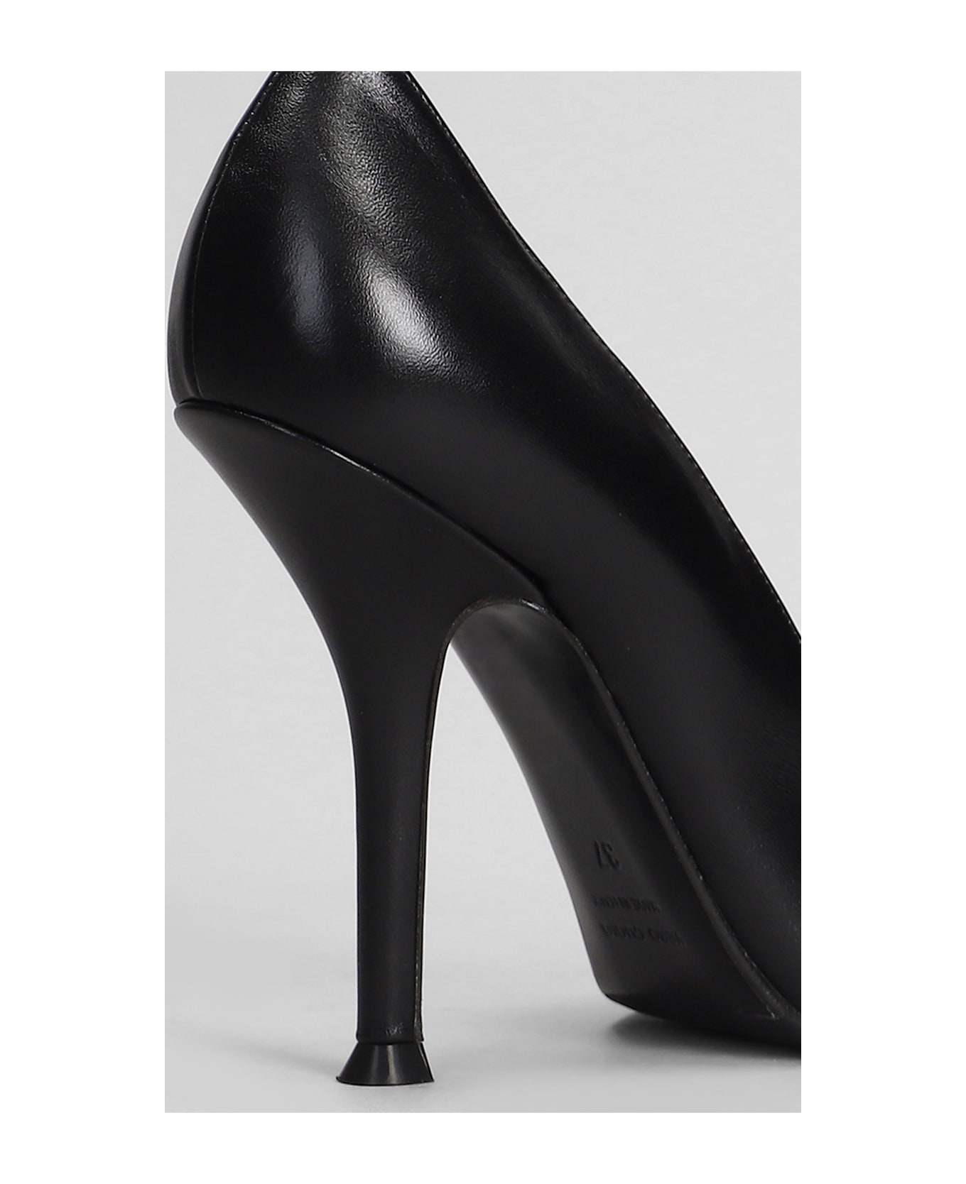 Lella Baldi Pumps In Black Leather - black