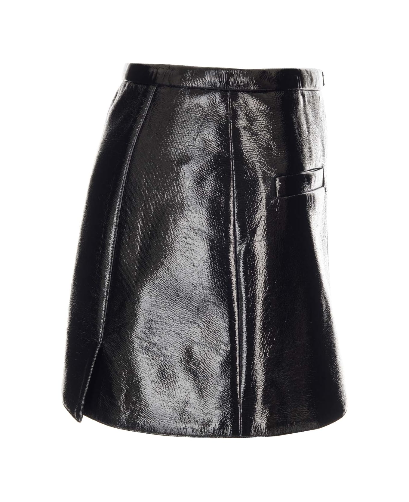 Courrèges A Line Mini Skirt - Black
