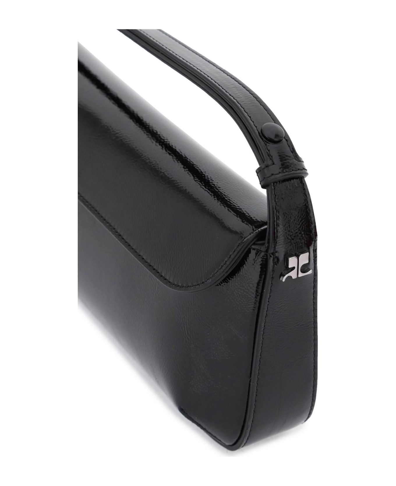 Courrèges Sleek Baguette Bag - Black