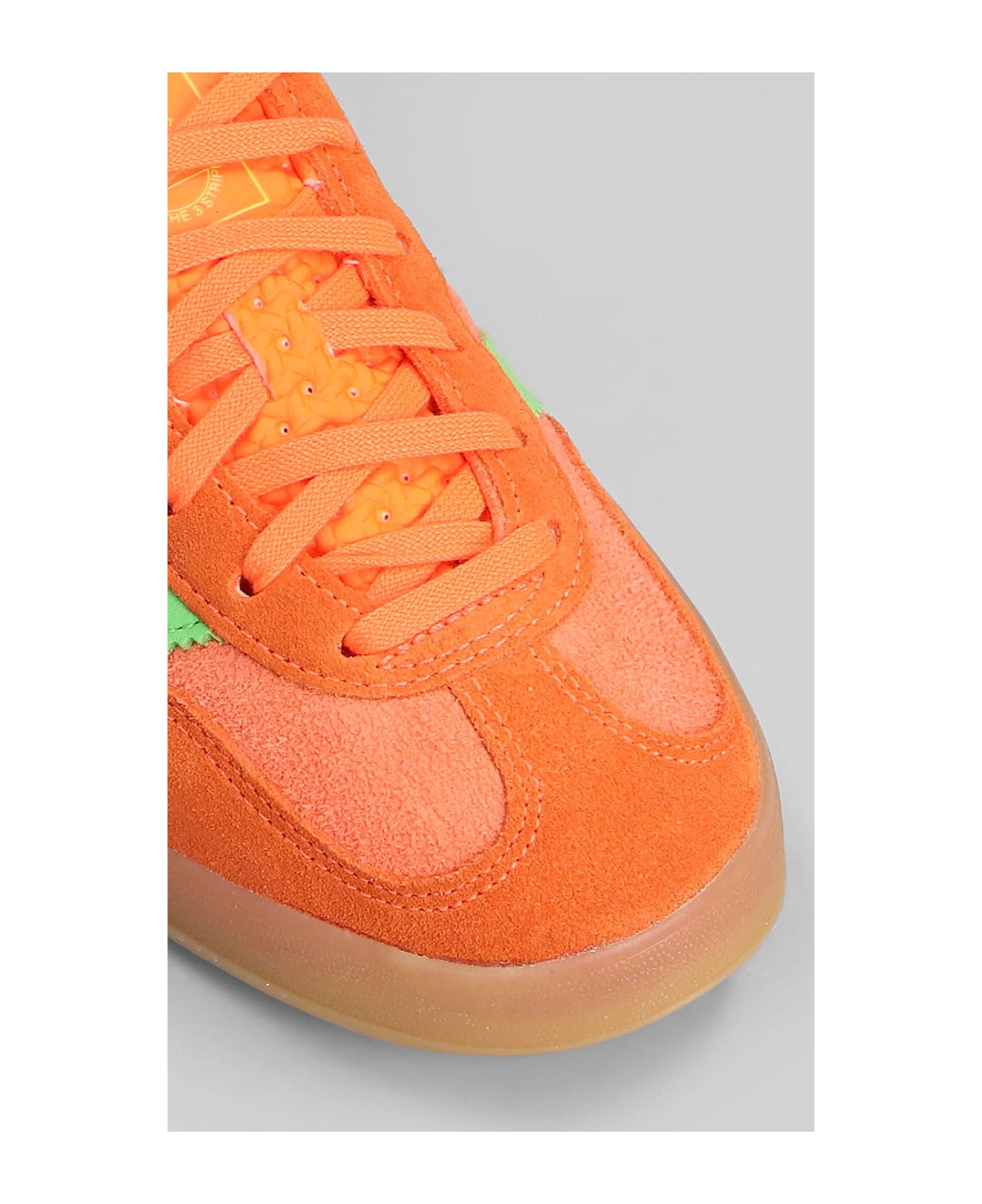 Adidas Gazelle Indoor Sneakers In Orange Suede - orange