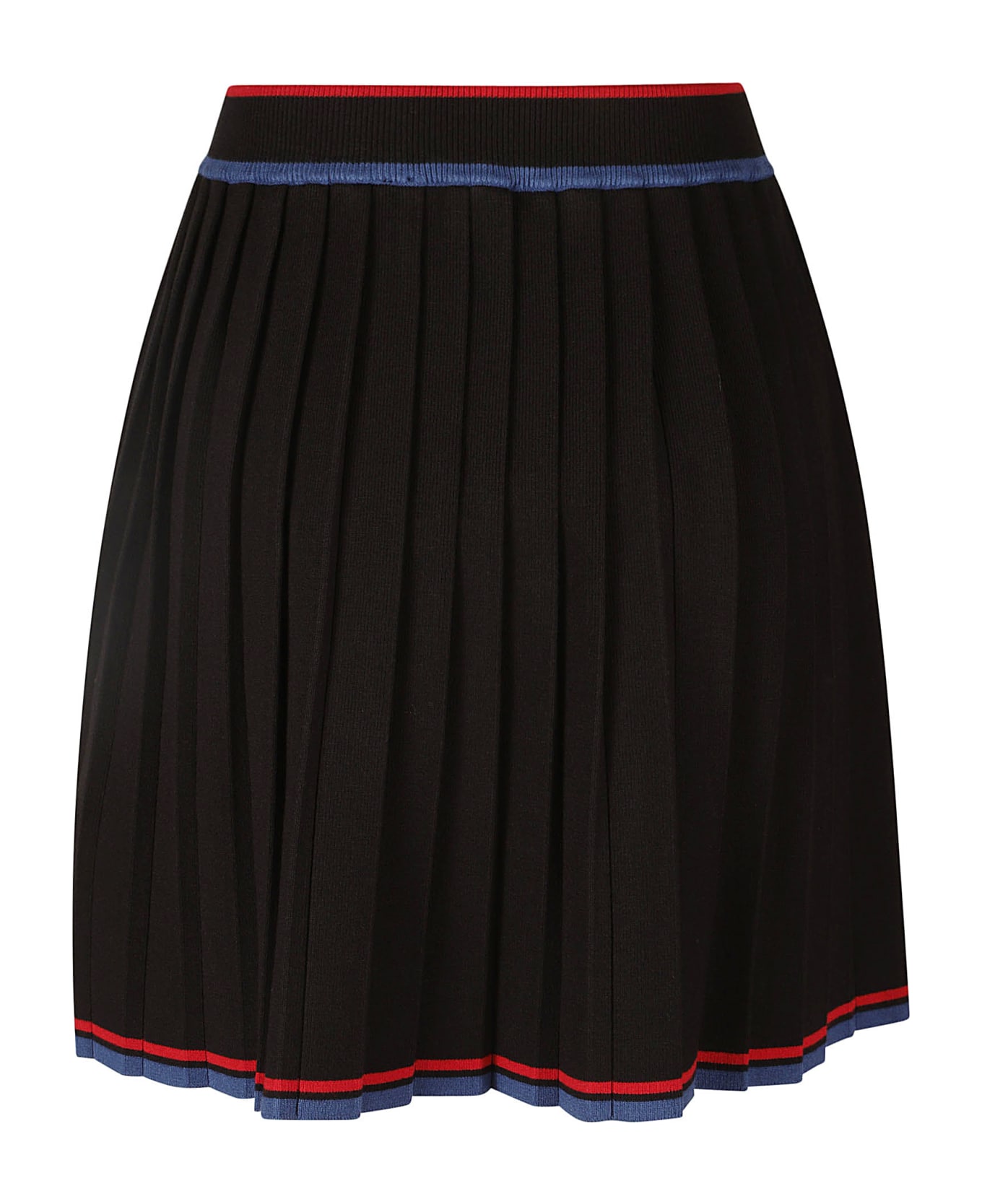 GCDS Pleated Knit Skirt - Black スカート
