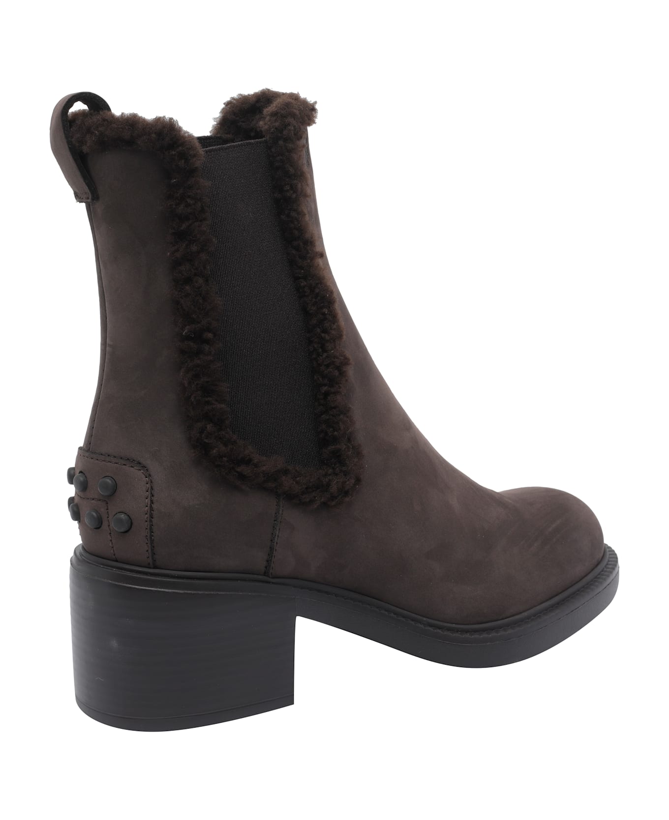 Tod
s Suede Booties - Brown