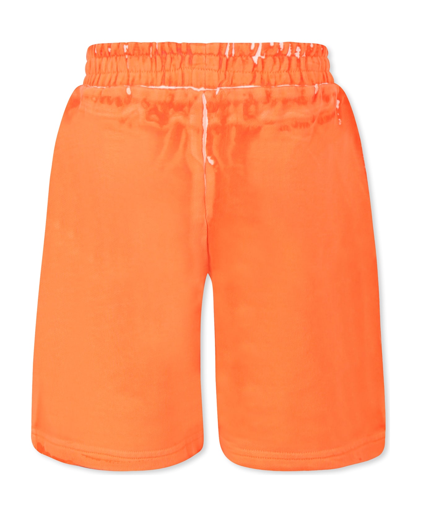 Little Marc Jacobs Orange Trousers For Kids With Logo - Orange