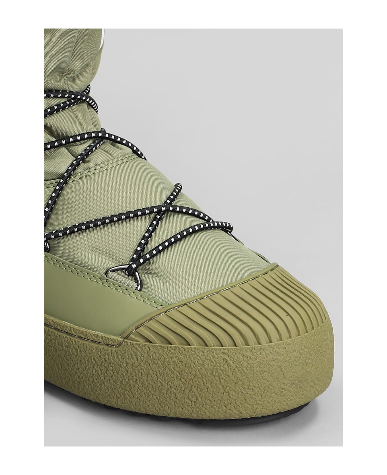 Moon Boot Mb Mrack Polar Ankle Boots In Green Nylon - GREEN