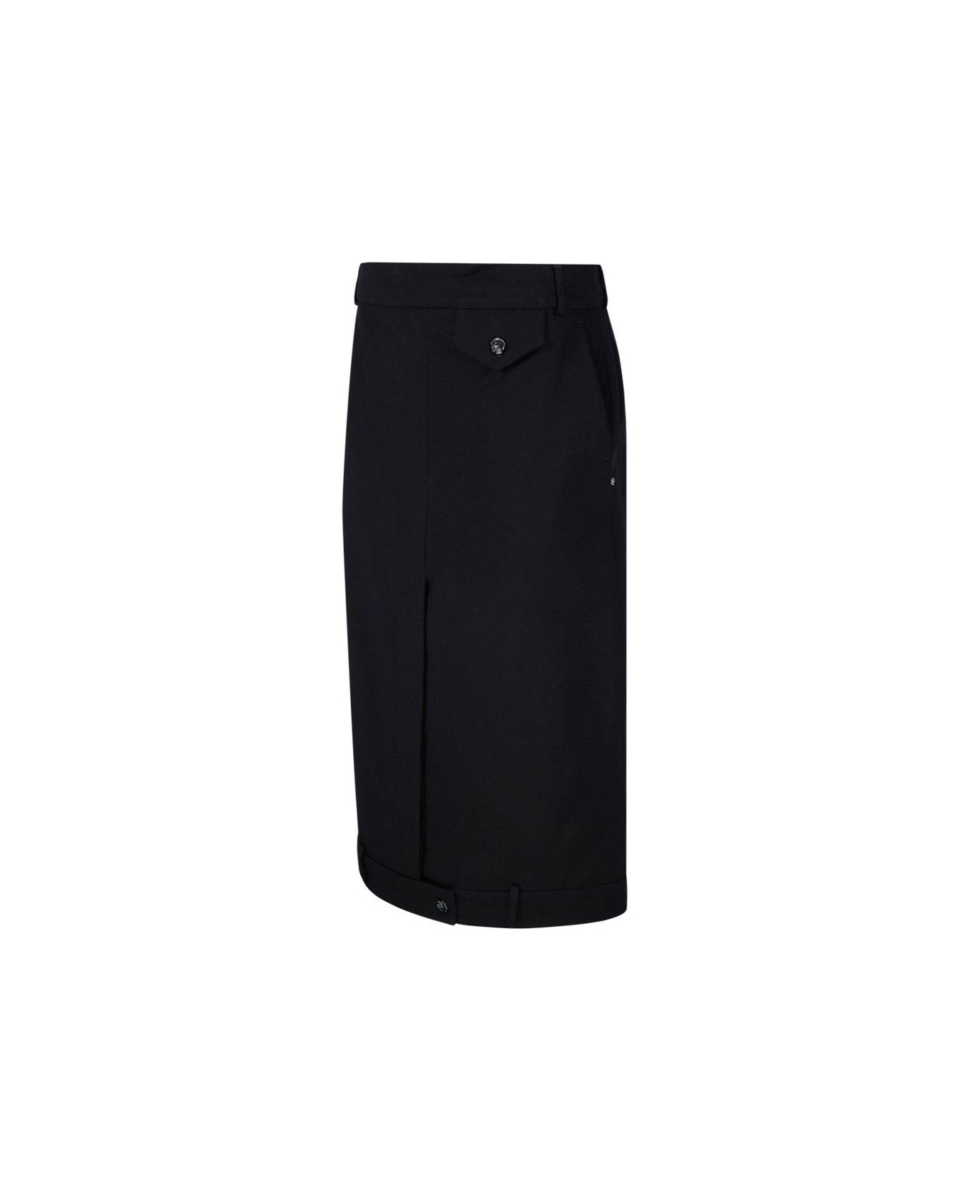 SportMax Mirror-image Midi Skirt - Black スカート