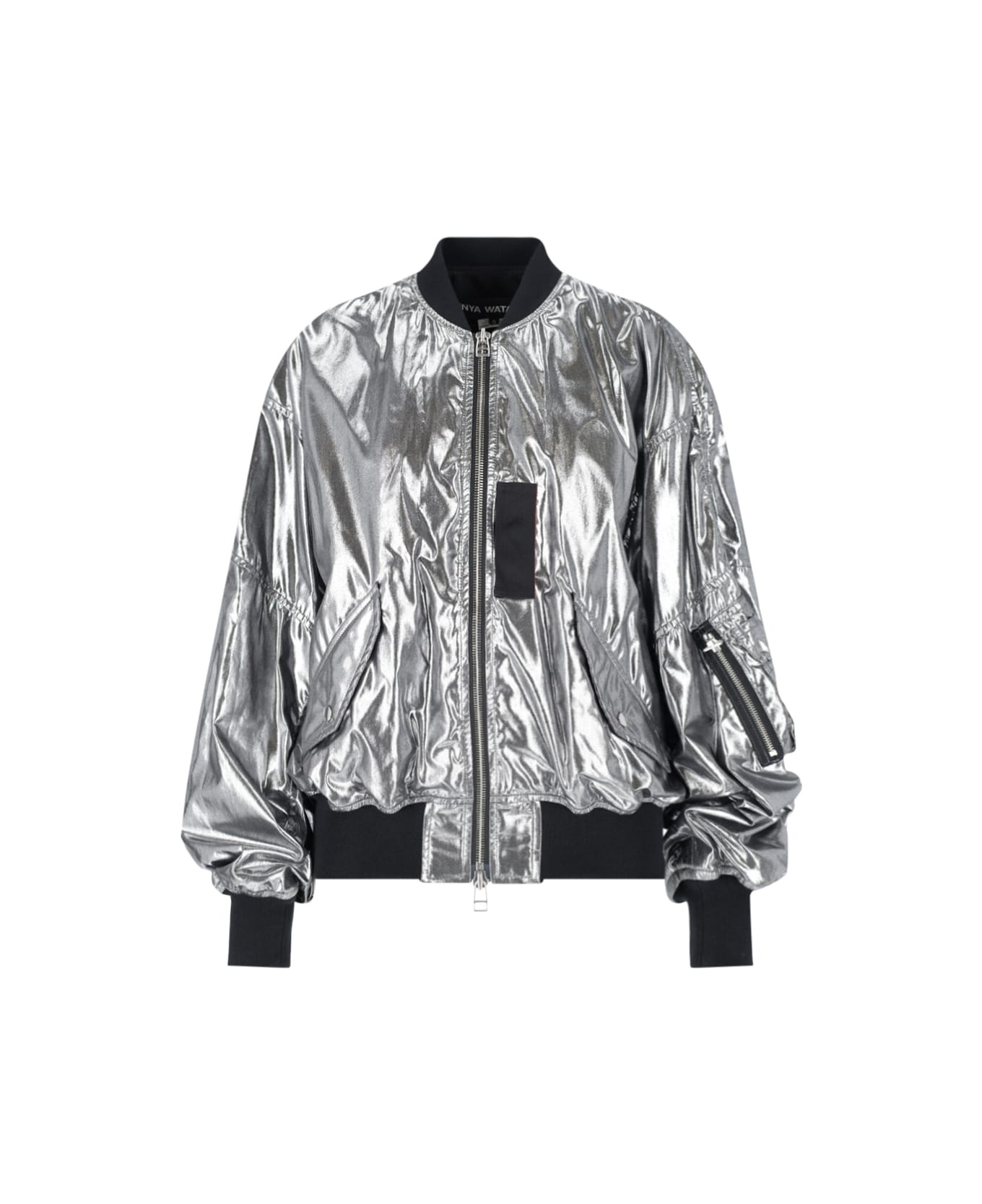 Junya Watanabe Zip Bomber Jacket - Silver