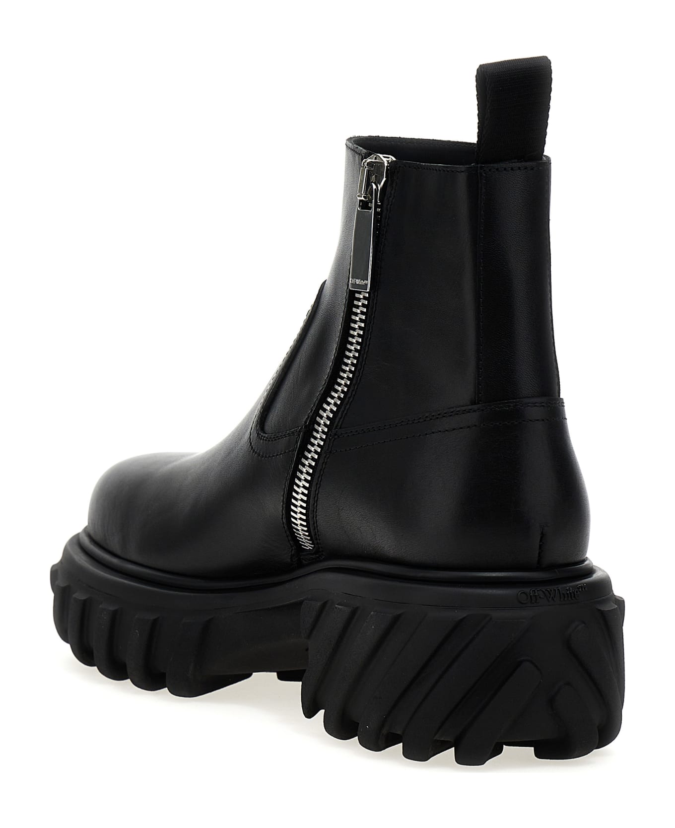 Off-White 'tractor Motor' Ankle Boots - Black  