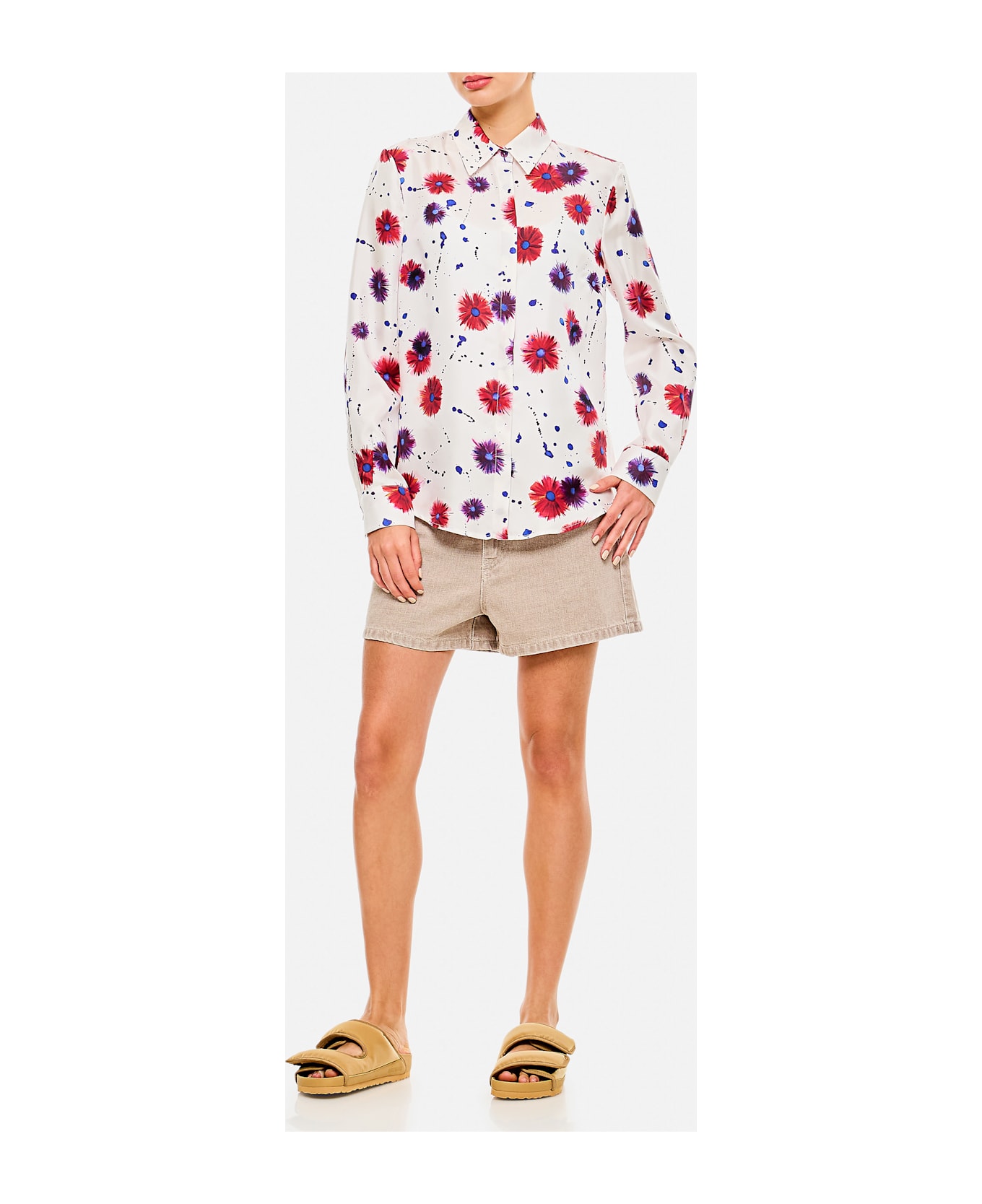 Gabriela Hearst Henri Blouse - White