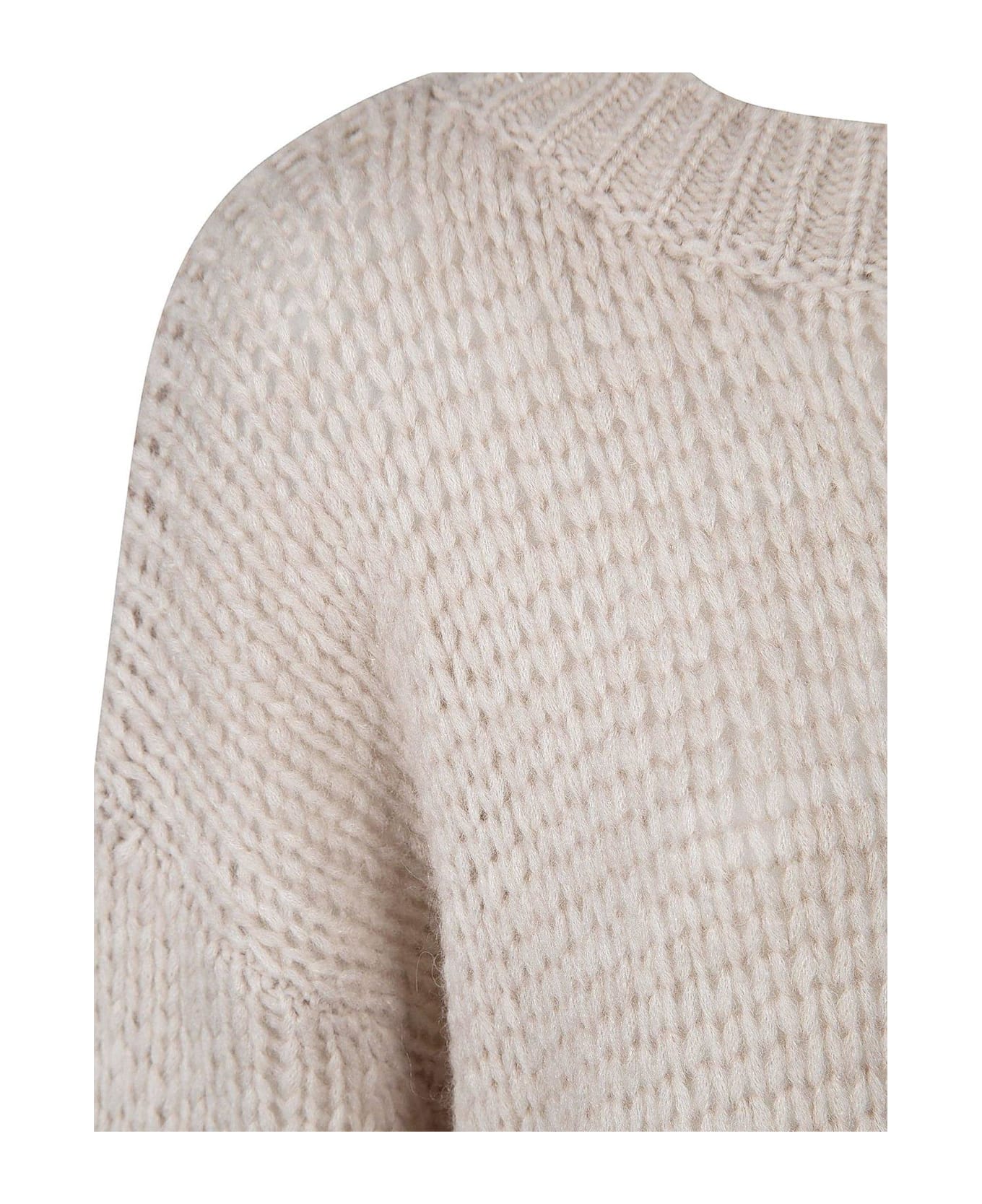 Roberto Collina Crewneck Knit Sweater - Nude