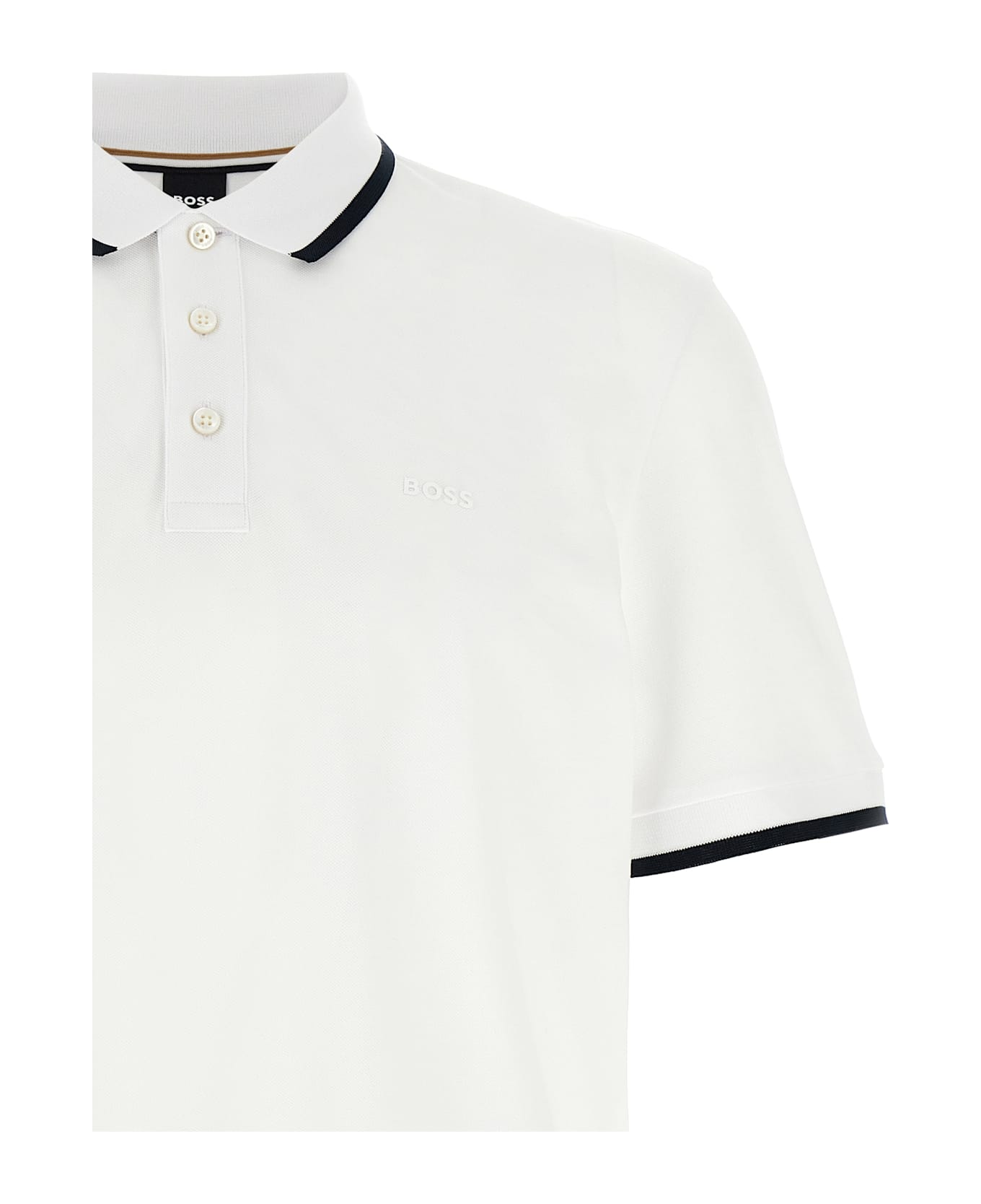 Hugo Boss 
parlay 190
 Polo Shirt - White