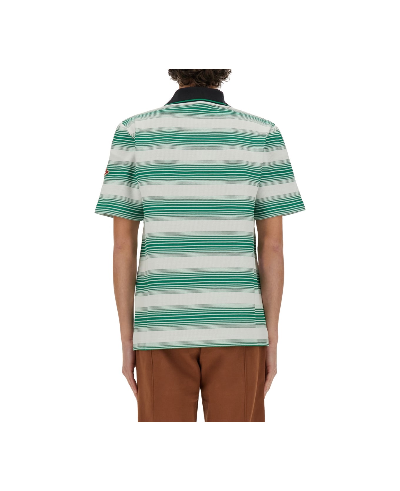 Casablanca Cotton Interlock Polo Shirt - MULTICOLOUR