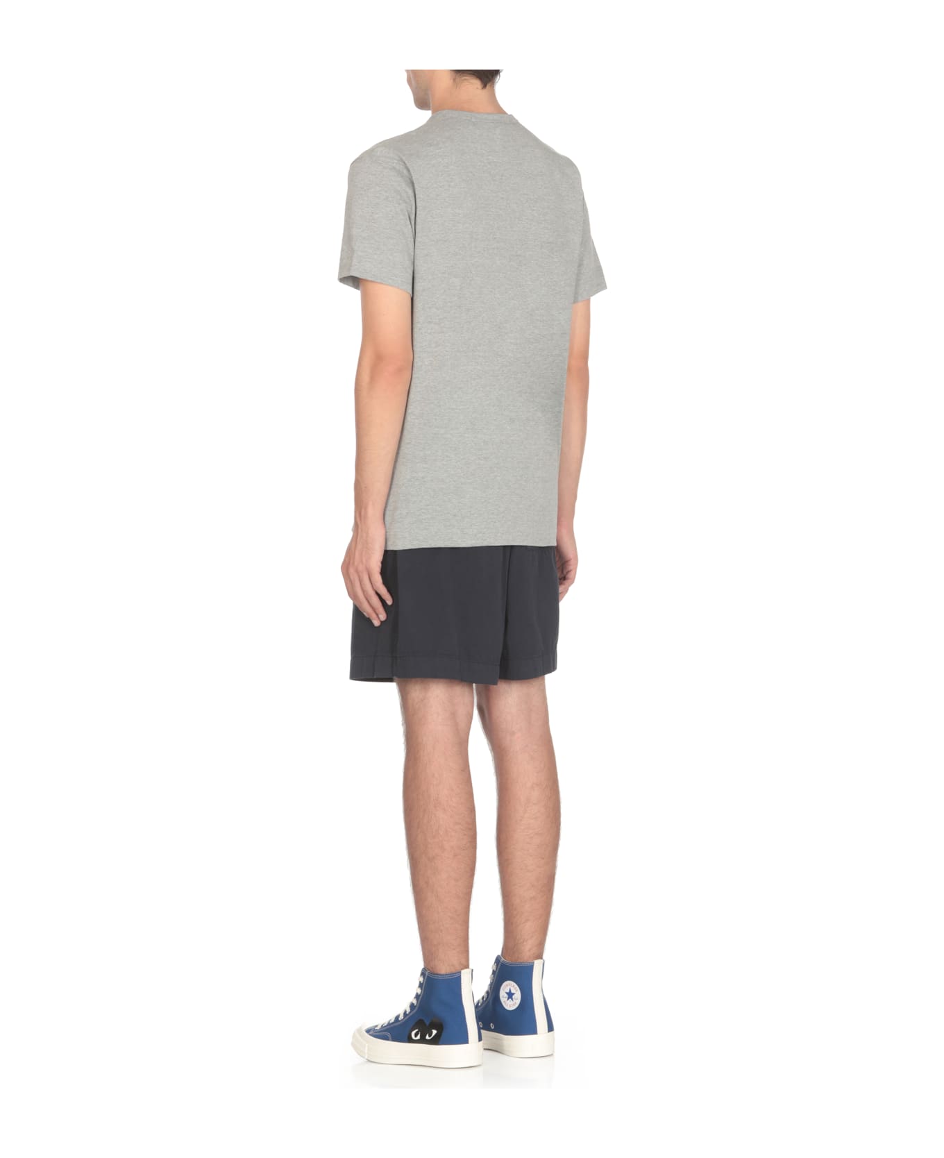 Comme des Garçons Play T-shirt With Logo - Grey