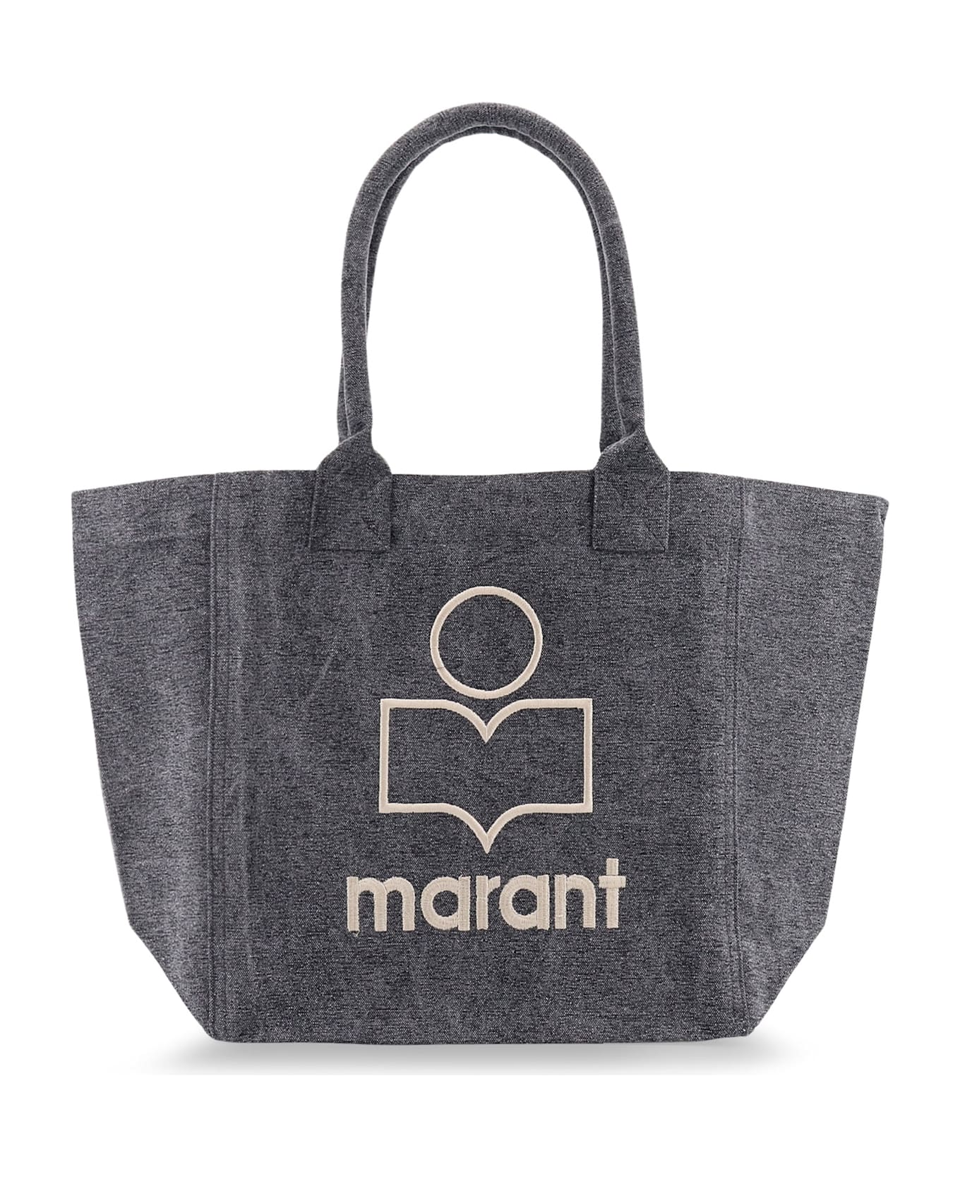 Isabel Marant Small Yenky Cotton Shoulder Bag - BLACK