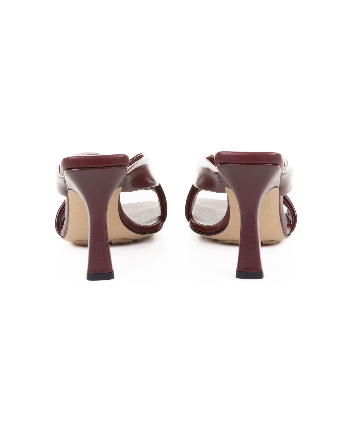 Bottega Veneta Sandals Red - BAROLO
