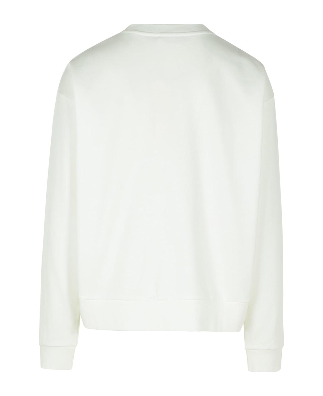 Marni White Cotton Sweatshirt - NATURALWHITE