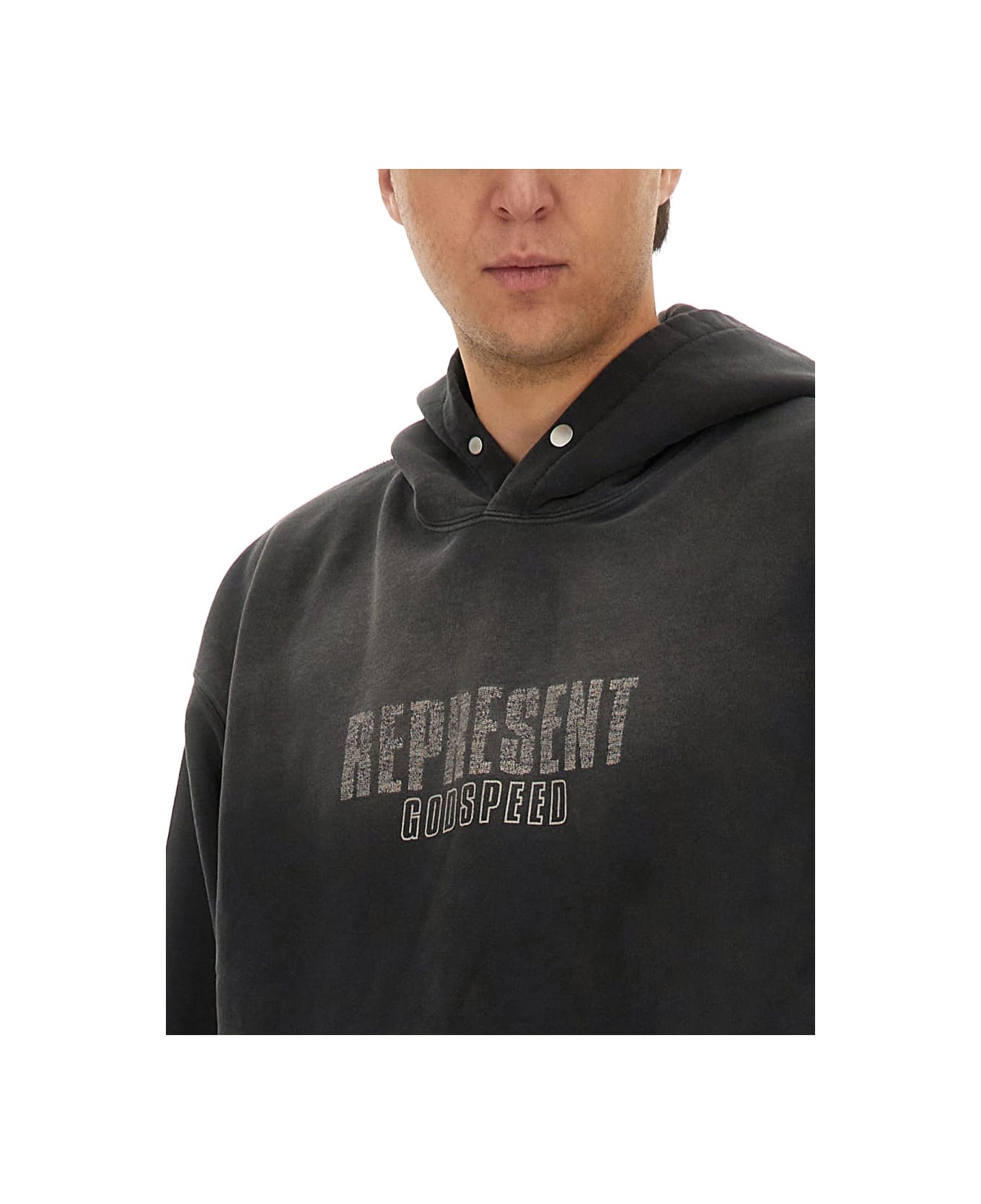 REPRESENT 'godspeed' Sweatshirt - Black