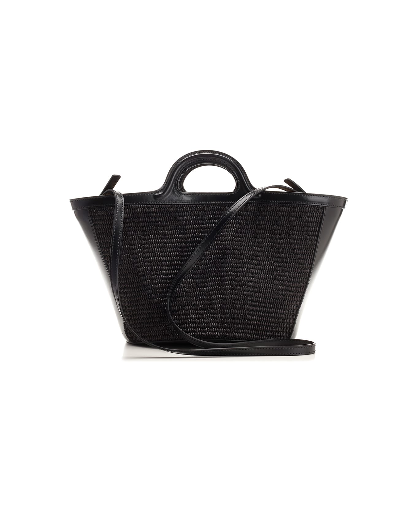 Marni Small 'tropicalia' Bag - Black トートバッグ