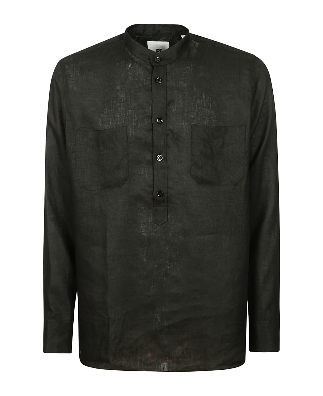 PT01 Serafino Shirt - Black