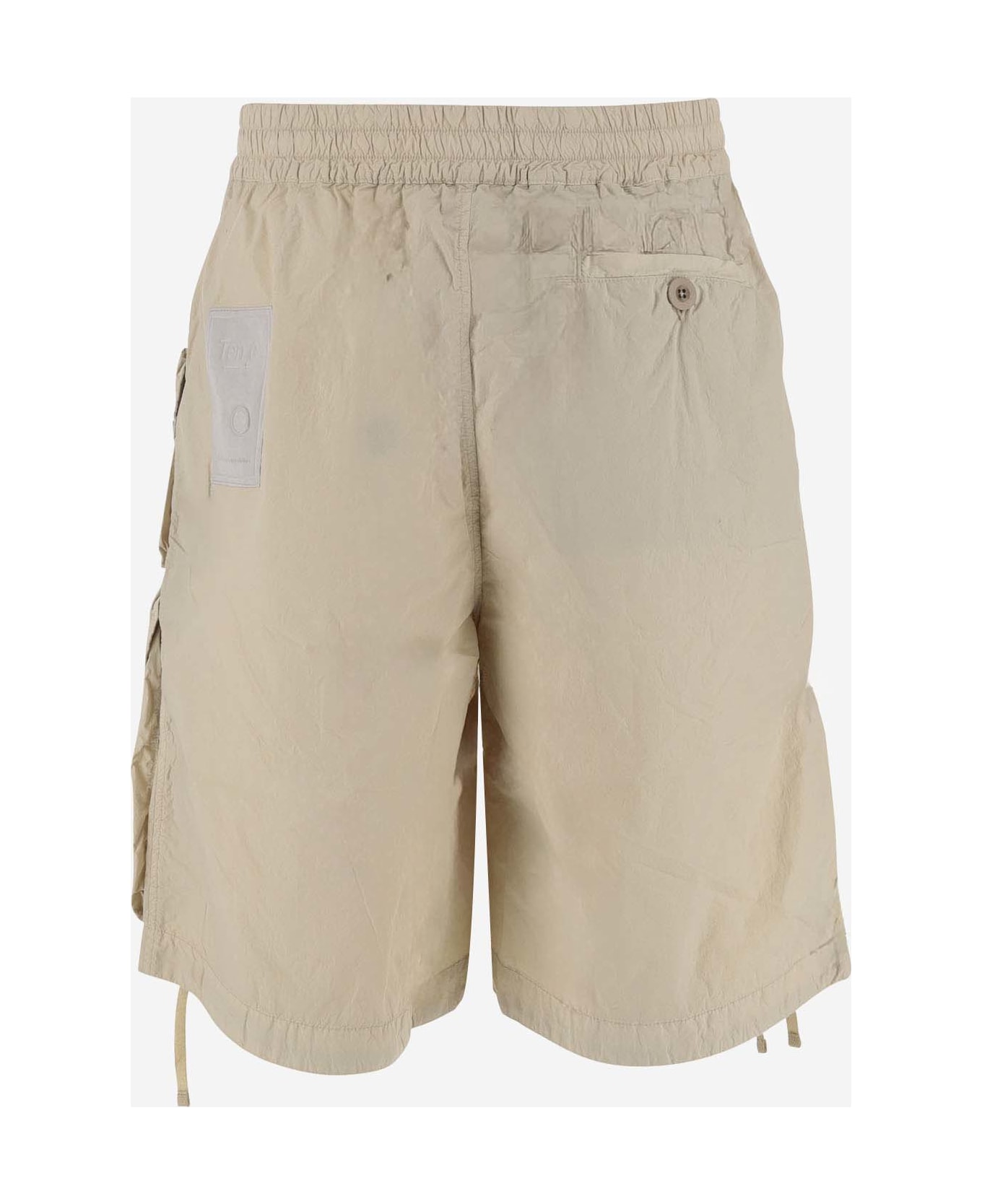 Ten C Nylon Cargo Shorts - Beige