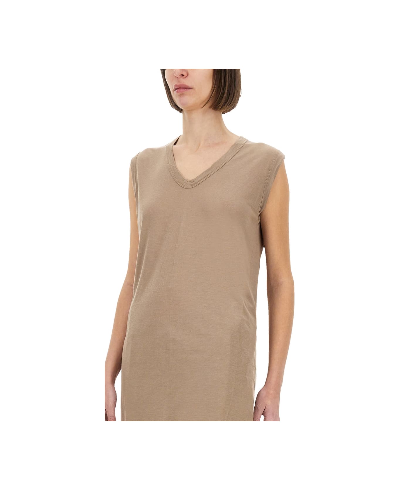 Rick Owens Jersey Top - NUDE