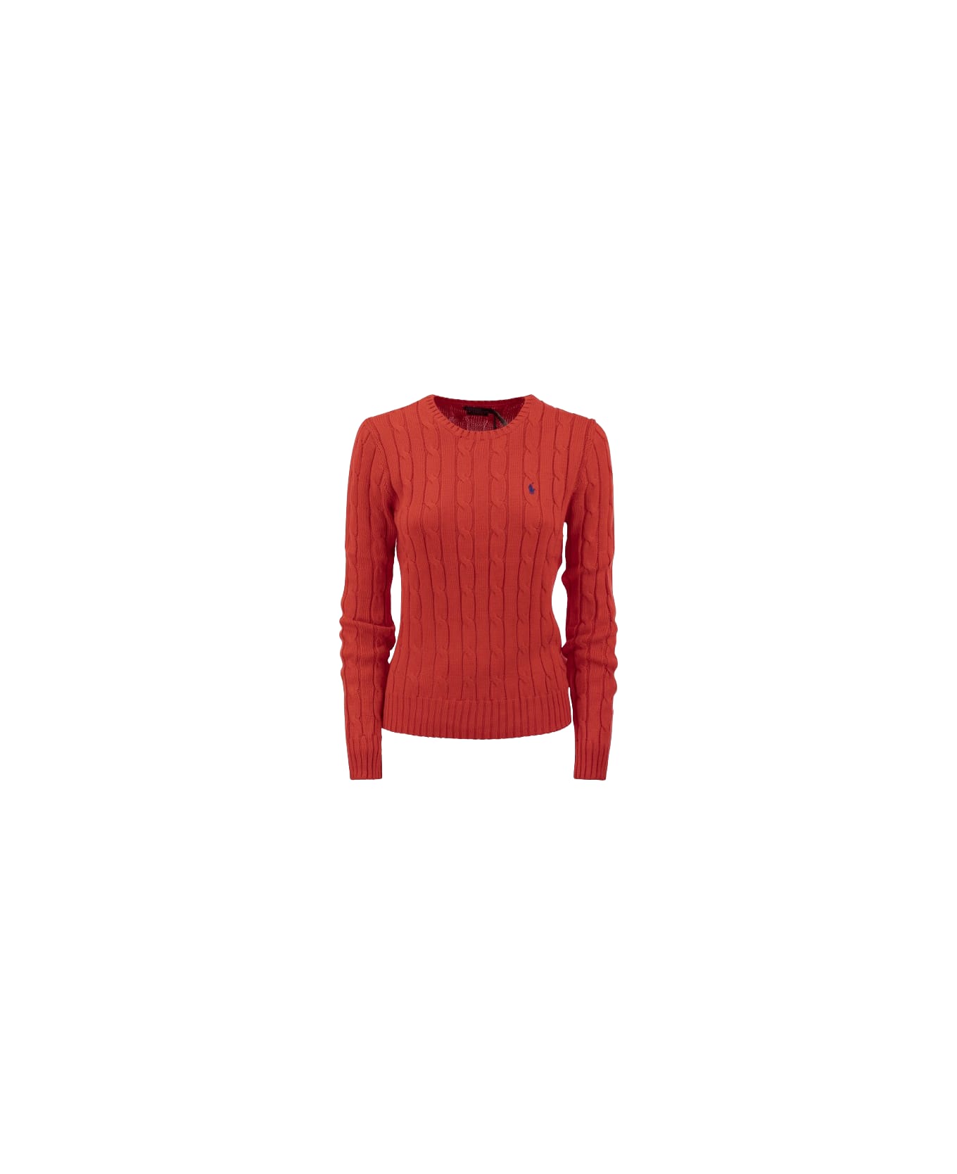 Polo Ralph Lauren Julianna Cable Sweater - Rosa