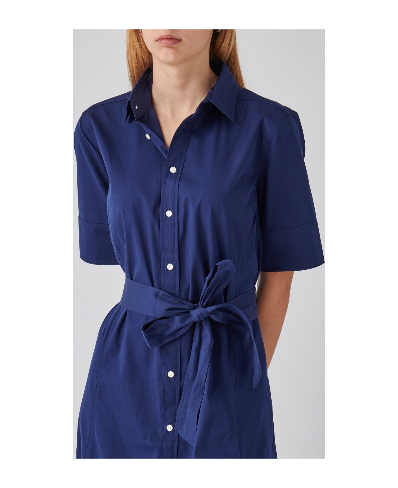 Polo Ralph Lauren Cotton Dress - ROYAL