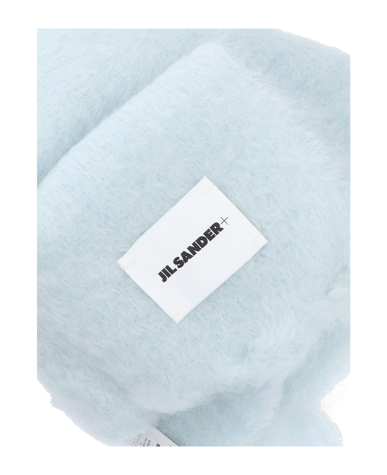 Jil Sander Mohair And Wool Blend Scarf - Light Blue
