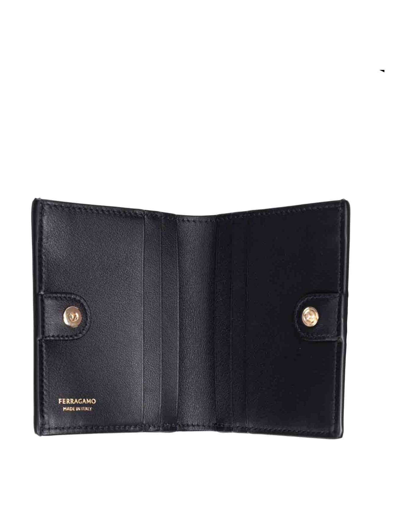 Ferragamo Salvatore Compact Wallet - Black