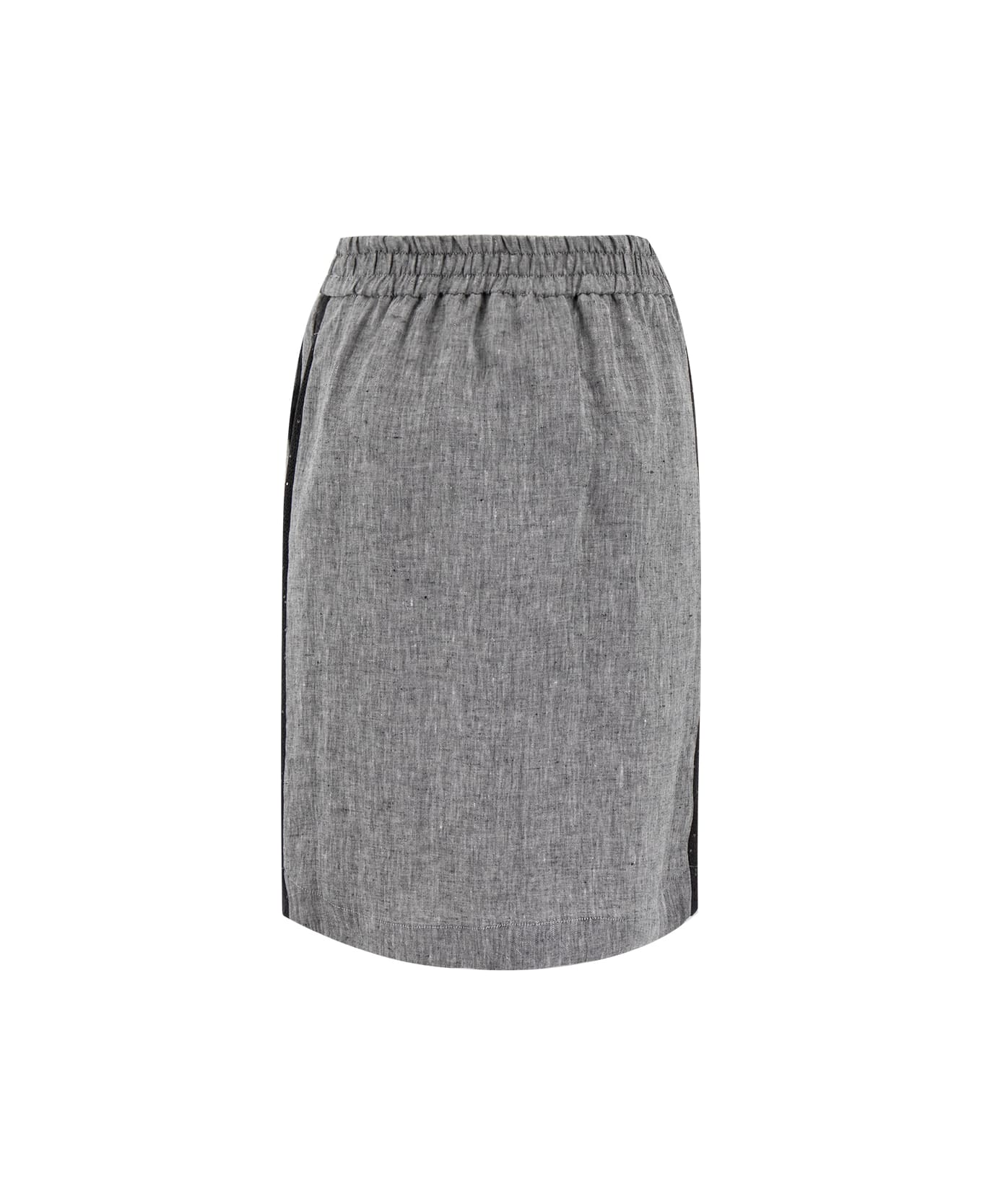 Le Tricot Perugia Skirt - GREY MEL DARK GREY スカート