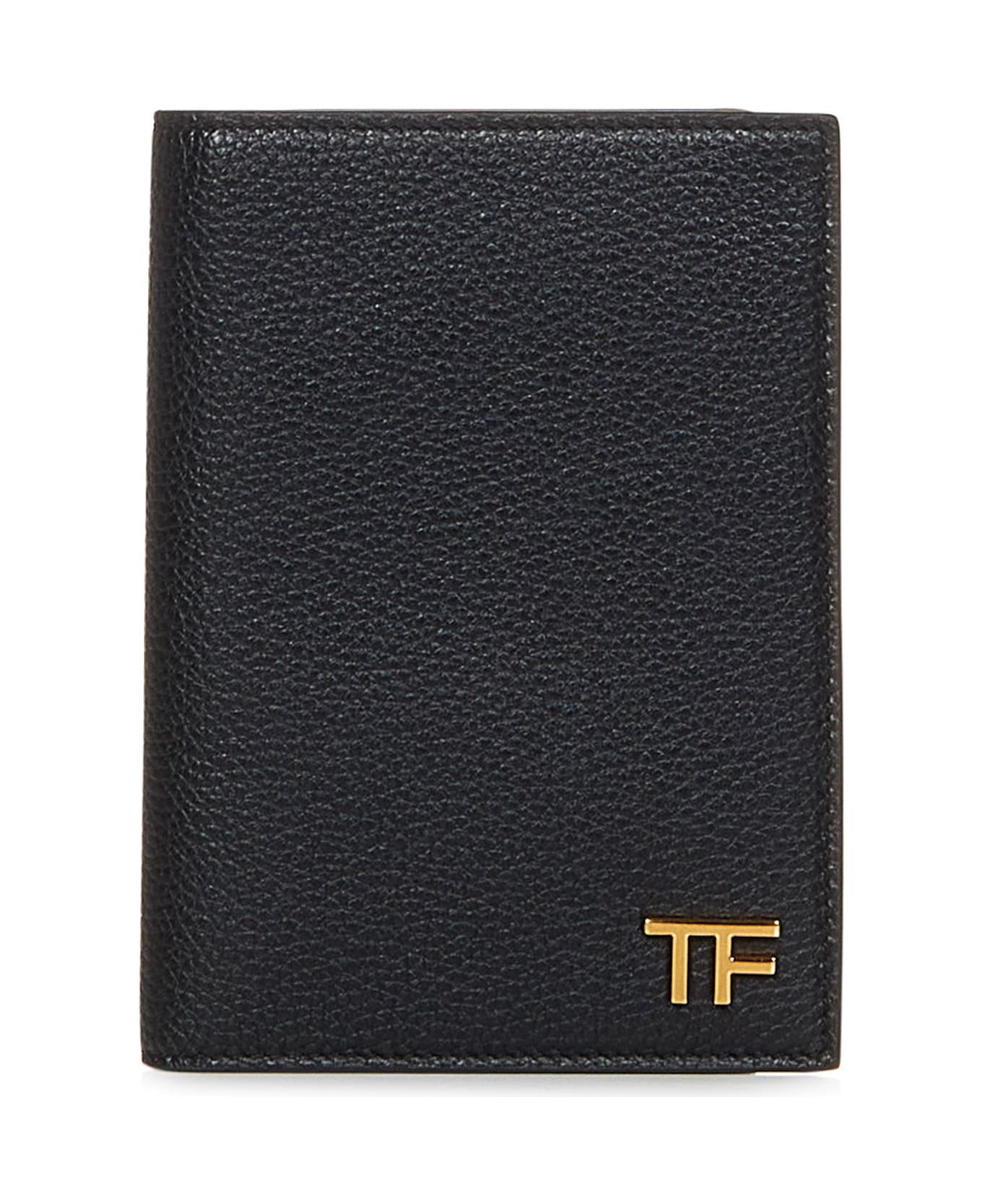 Tom Ford Bifold Logo Card Holder - Black  