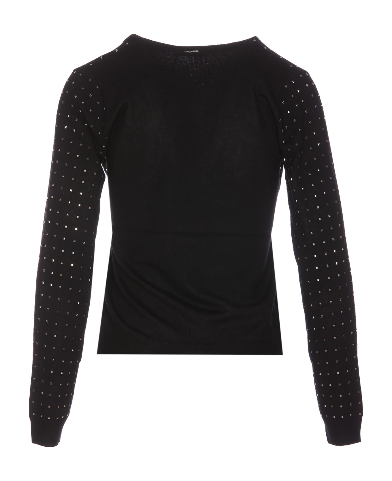 Liu-Jo Strass Sweater - Black ニットウェア
