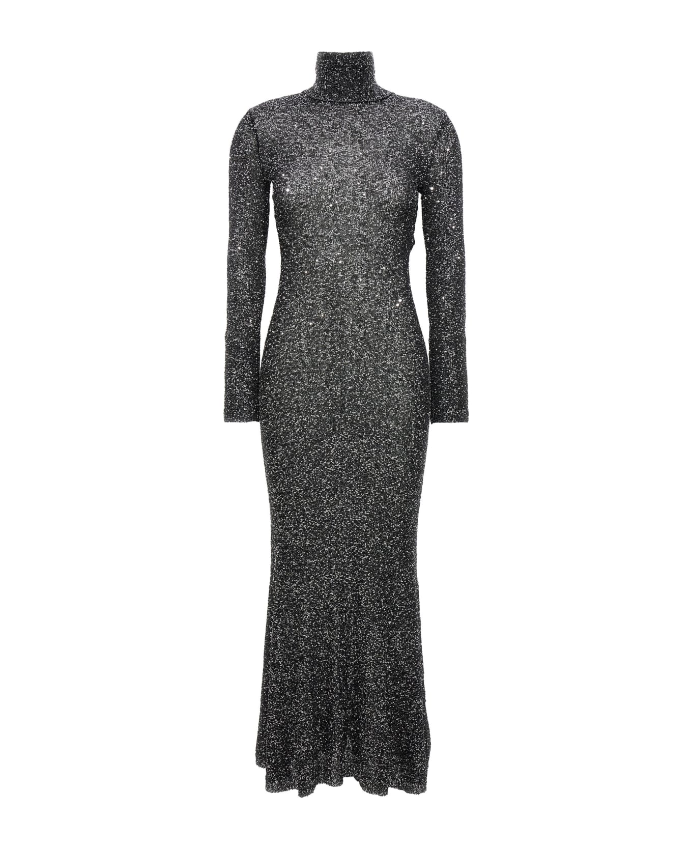 Balenciaga Sequin Maxi Dress - Black  