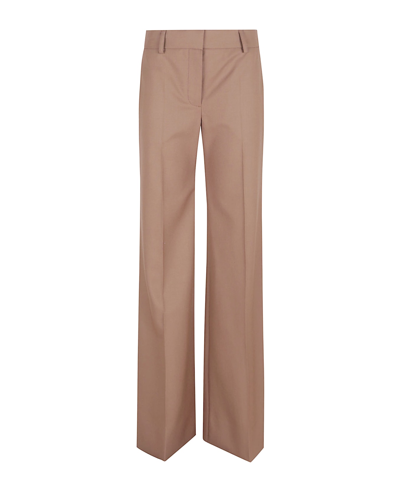 Stella McCartney Canvas Tailoring Flared Trouser - Rosewood