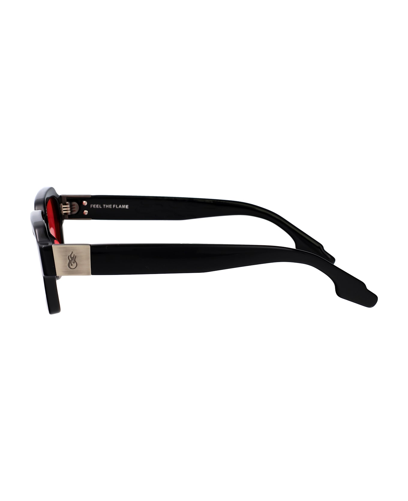 Vision of Super The Nomad Sunglasses - 001-BS/BDX Black Red