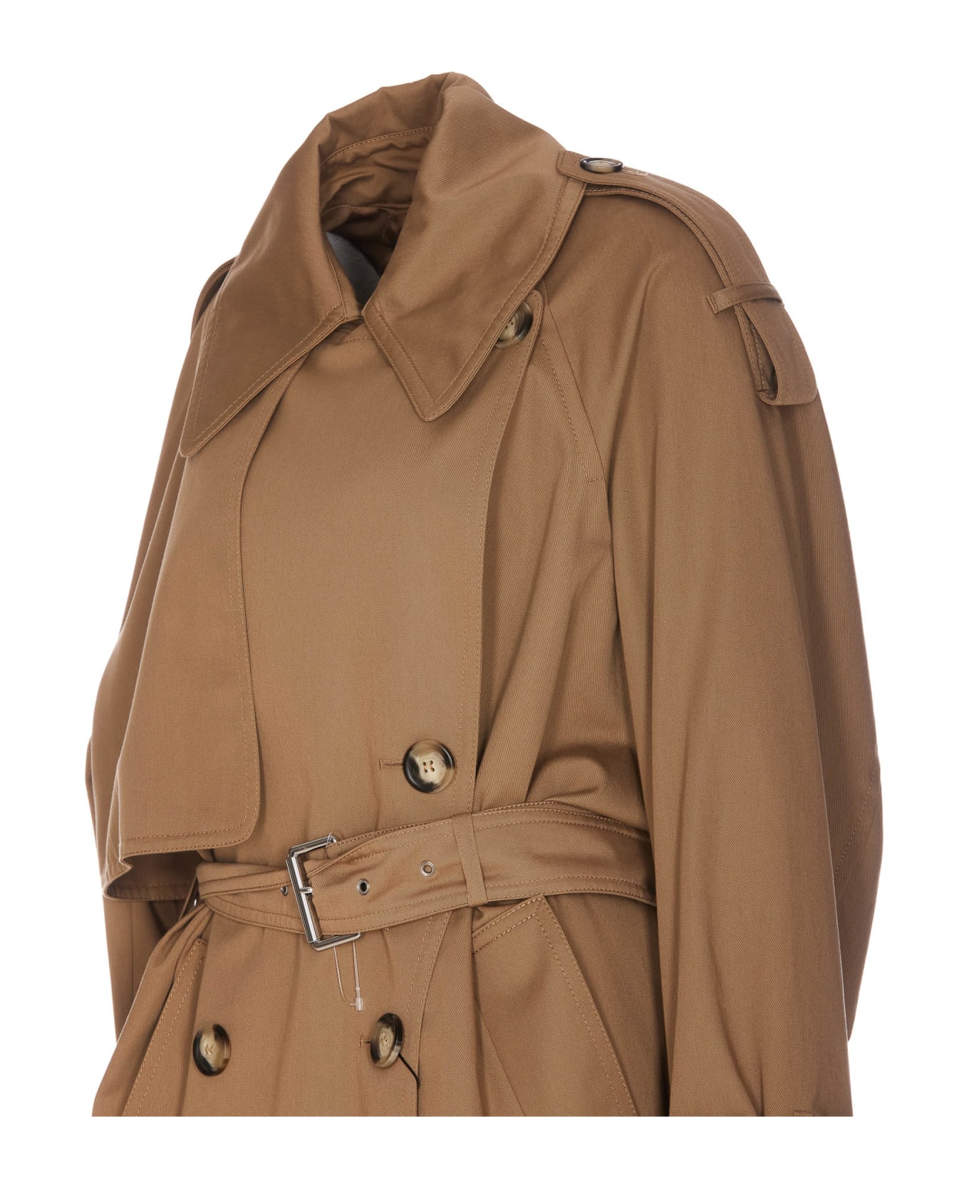 SportMax Doublebreasted Belted Coat - 1